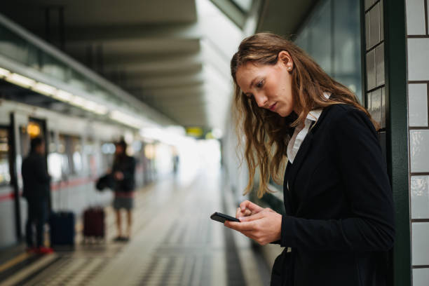 istock Businesswoman using smart phone 1193315532