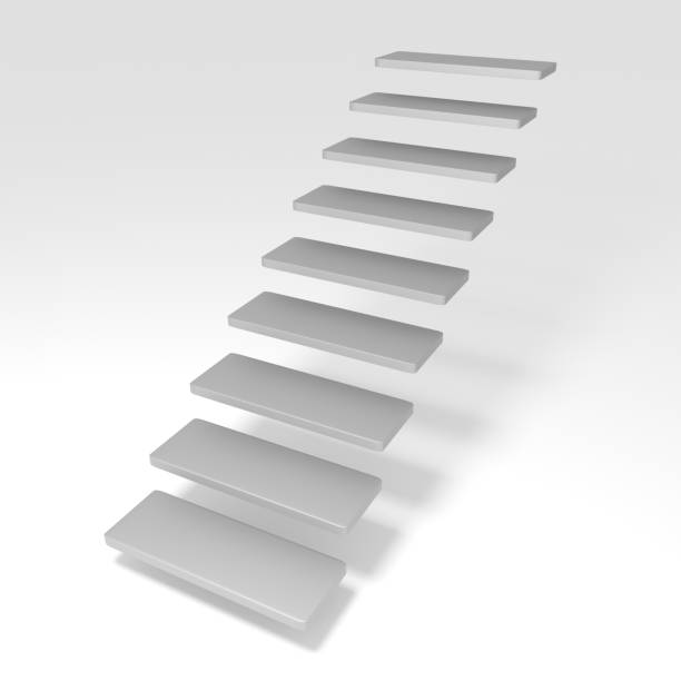 istock Staircase with steps in the air 1193316185