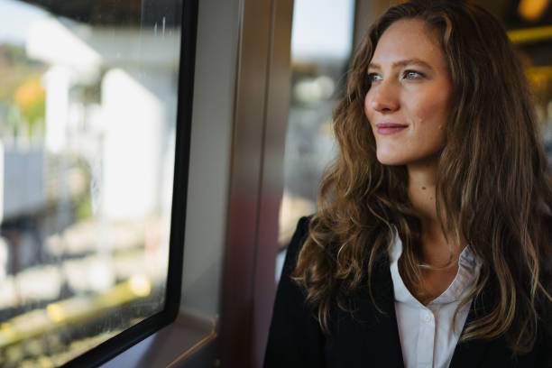 istock Businesswoman on the way to work 1193316323