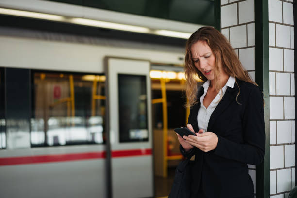 istock Businesswoman using smart phone 1193316376