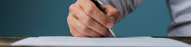 istock Businessman signing contract 1193322053