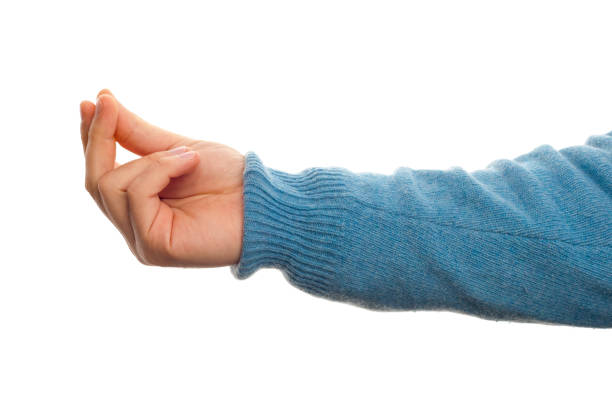 istock Close-Up Of Hand Against White Background 1193324918