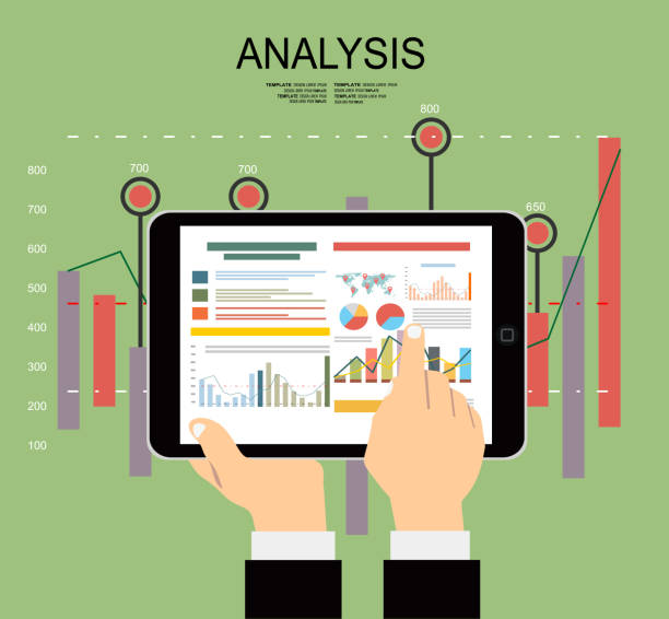 istock Concepts for business planning and accounting, analysis, audit, project management, marketing, research in flat design style. Charts and graph, Business Analysis 1193329749