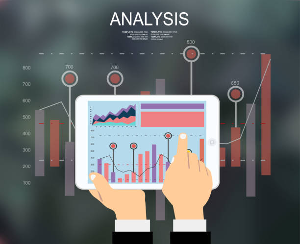 istock Concepts for business planning and accounting, analysis, audit, project management, marketing, research in flat design style. Charts and graph, Business Analysis 1193330988