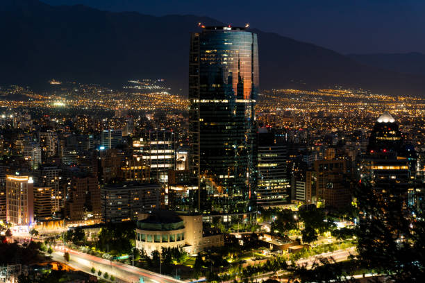 istock Santiago Financial District from San Cristobal Hill 1193335353