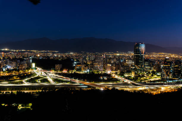 istock Santiago Financial District from San Cristobal Hill 1193335385