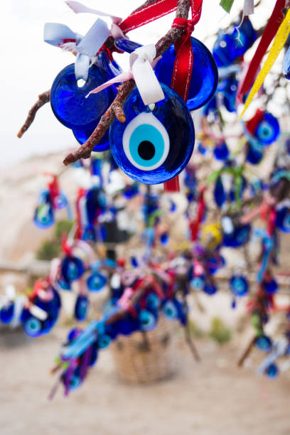 istock The Turkish amulet Nazar hangs on a tree. 1193335613
