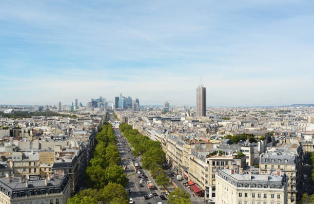 istock View northwest from Arc de Triomphe towards the Grande Arche 1193335886