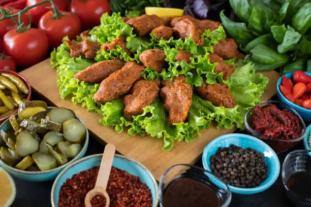 Turkish local raw food concept