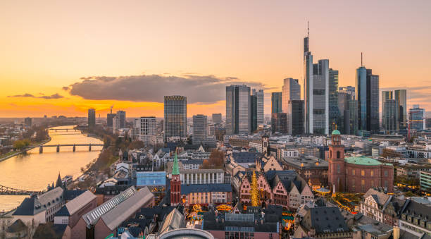 istock skyline of frankfurt am main at sunset 1193343173