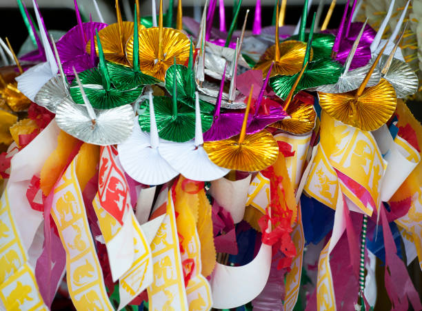 istock Paper orchid offerings, Yangon Pagodas, Myanmar 1193351608