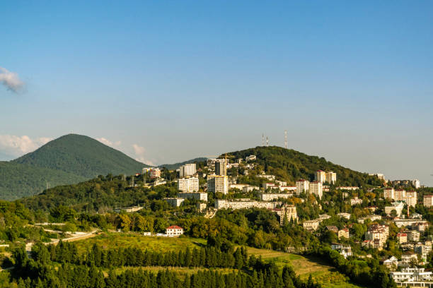 istock landscape with houses on the mountain 1193361801