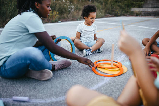 istock Quality time out with her kids 1193369554