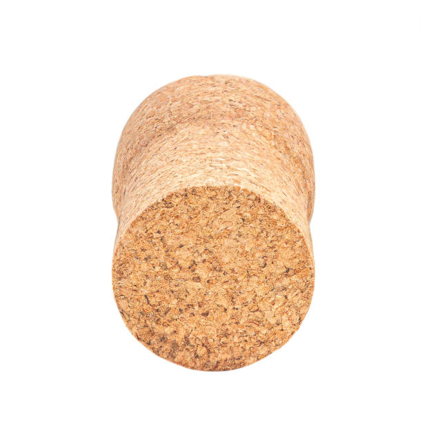 istock Wine cork Isolated on white background. Close up. One Cork macro. 1193376483