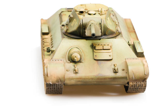 istock Model of soviet old T-34 tank 1193379035