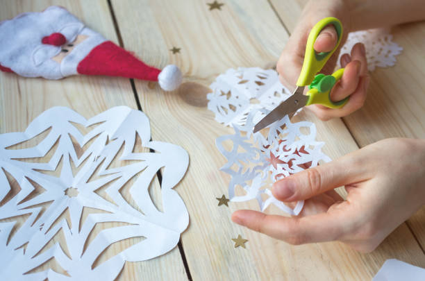 istock homemade snowflakes 1193383463