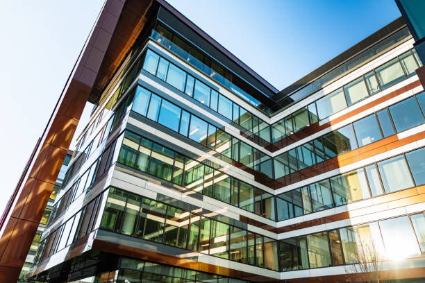 istock Business district - modern office buildings and architecture in Budapest, Europe 1193384821