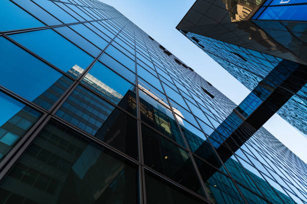 istock Business district - modern office buildings and architecture in Budapest, Europe 1193385041