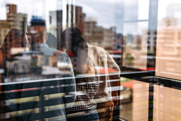 istock Millennial people discussing work in modern apartment 1193392482