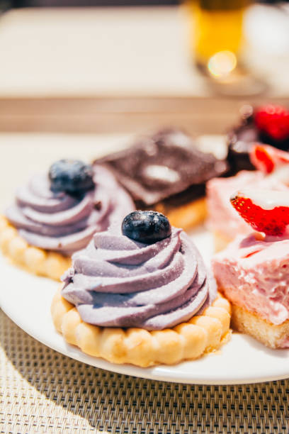 istock cookies with cream and berries on top 1193395753