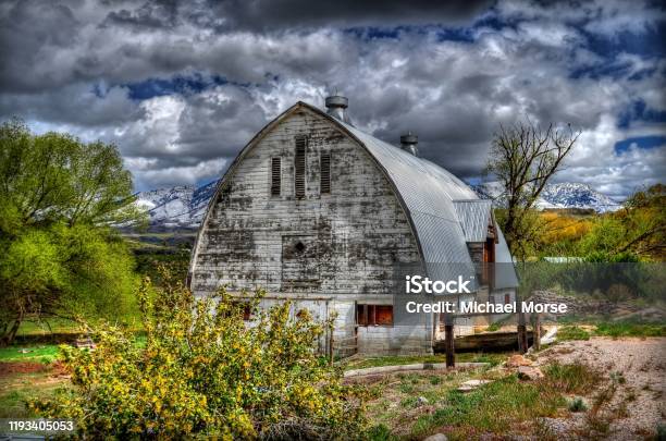 H Dairy R Stock Photo - Download Image Now - Idaho, Abandoned, Barn