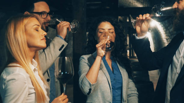 istock Friends tasting wine together 1193410396