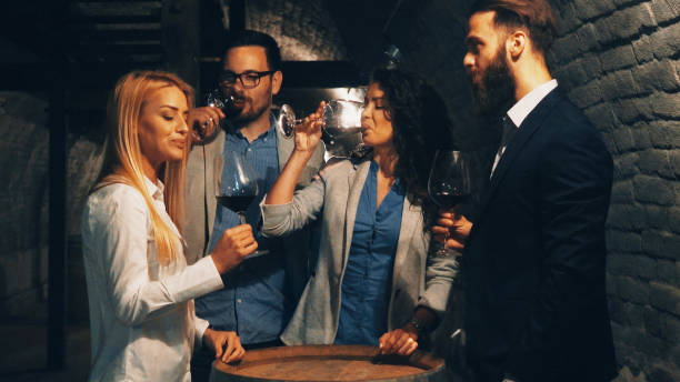 istock Friends tasting wine together 1193410401