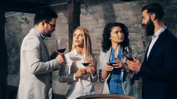 istock Friends tasting wine together 1193410414