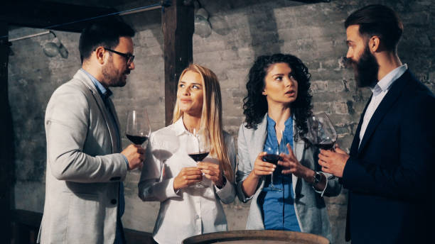 istock Friends tasting wine together 1193410417