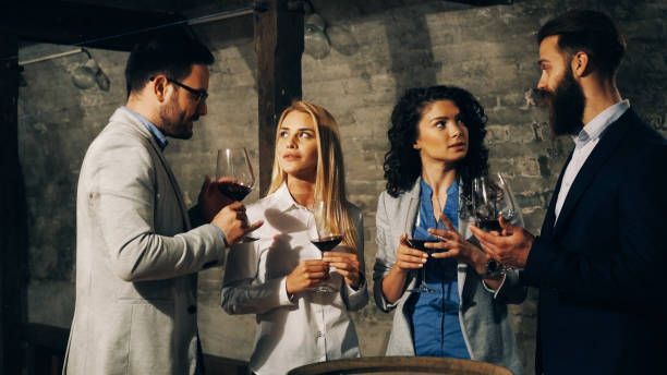 istock Friends tasting wine together 1193410420