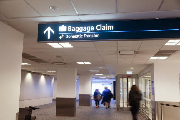 istock Baggage Claim sign at the airport 1193411722