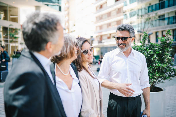 istock Colleagues walking after work in Buenos Aires, Argentina 1193414513