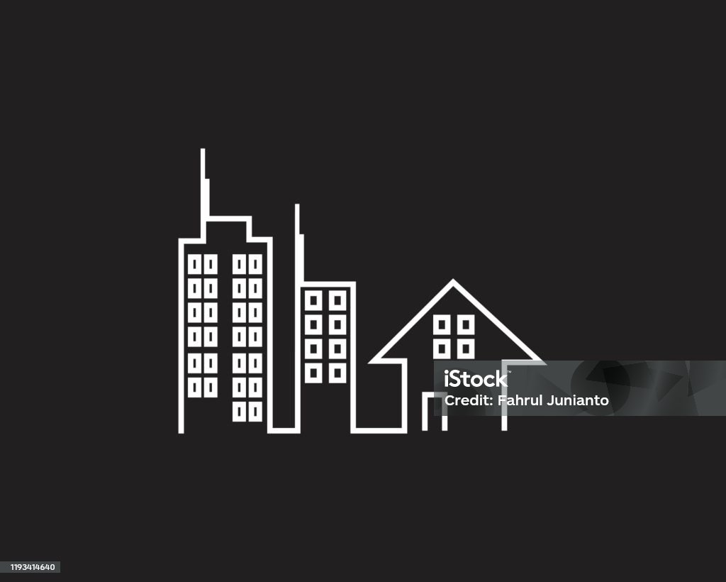 Building Graphics Vector Image Building Construction Vector Template Stock Illustration - Download ...