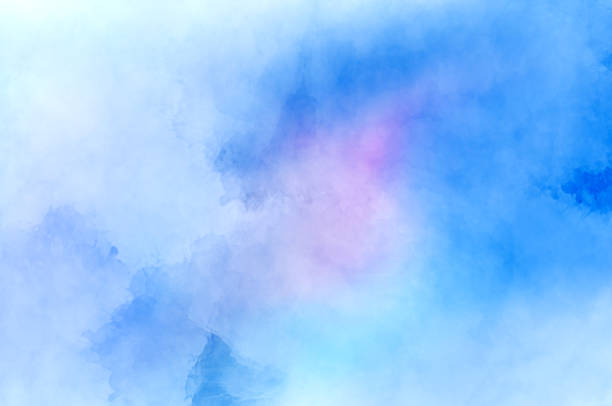 istock Abstract modern painting .  Textured background in  blue tones . Painted paper , canvas , wall . 1193415862