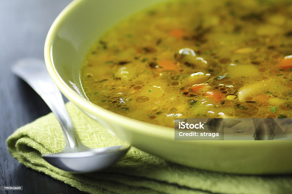 Minestrone - Foto stock royalty-free di Aglio - Alliacee