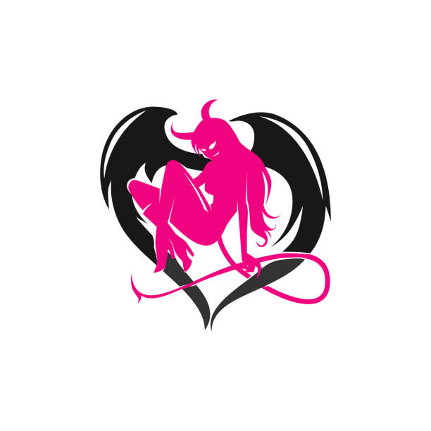 succubus succubus clip art icon vector woman tattoos stock illustrations