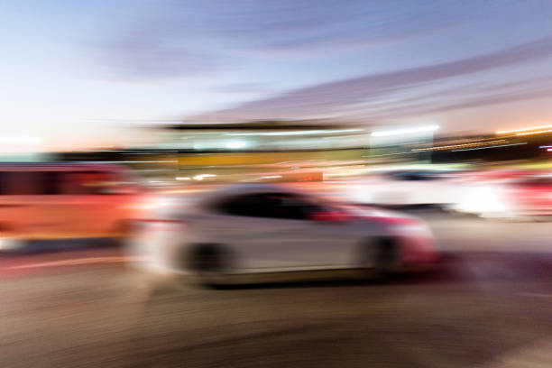 Ukraine, Kyiv - 6 April 2021: Red Acura TSX car moving on the street. Editorial