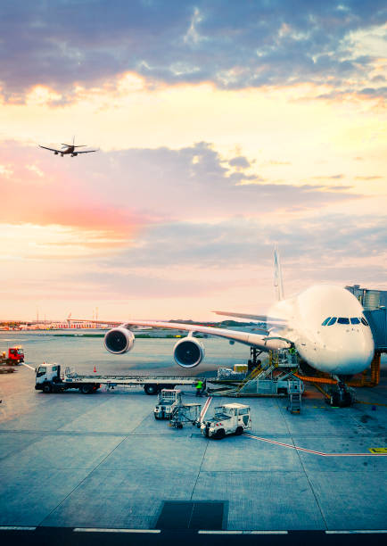 istock Airplane parked at the airport. 1193430980