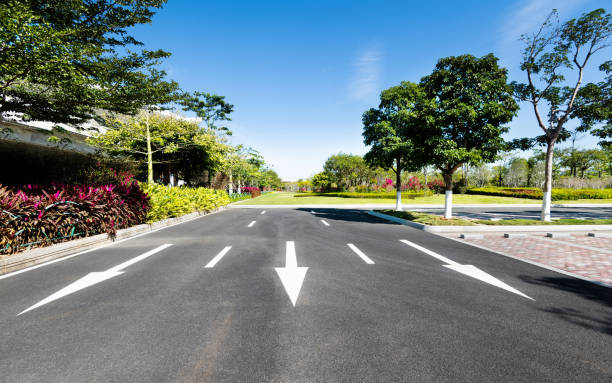 istock Arrow signs on asphalt road 1193450286