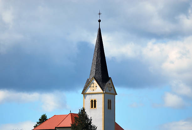 教会�の塔 ストックフォト