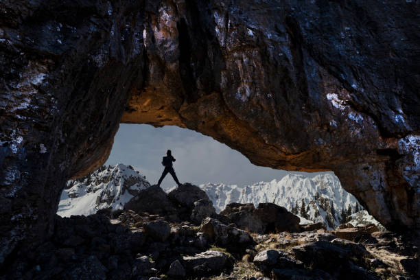 istock a mysterious explorer's journey to explore unusual places 1193462871