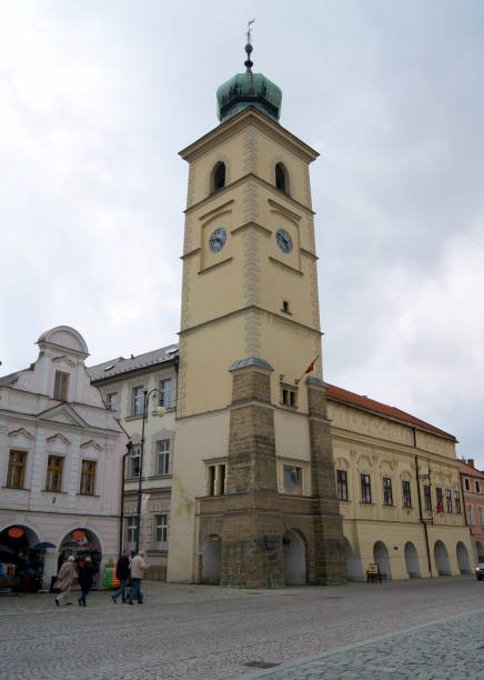 Sopot Lighthouse and blue sky. Sopot, Pomerania, Poland.