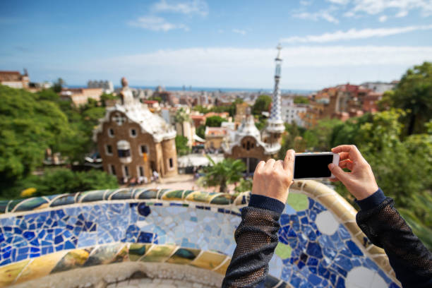 istock Parc Guell in Barcelona, Spain 1193478233