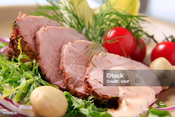 Schweinefilet Stockfoto und mehr Bilder von Eingelegt - Eingelegt, Lende, Dill