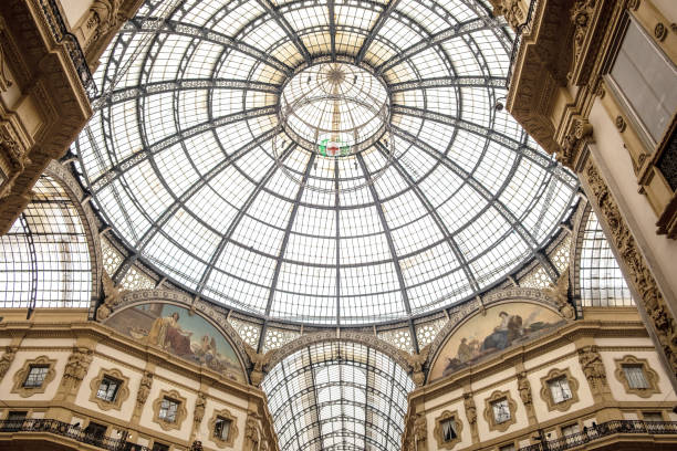 istock Interior at Vittorio Emanuele II Gallery on Christmas time 1193485712