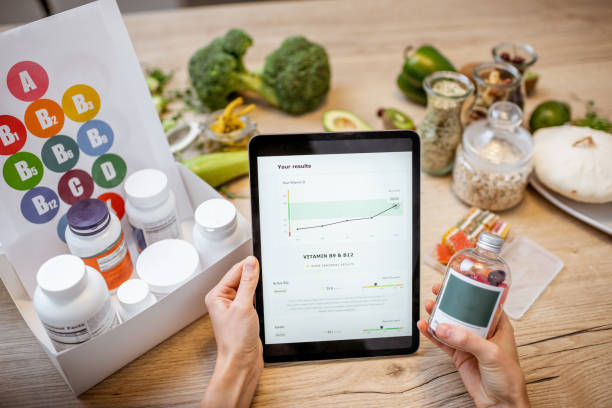 istock Online medical tests and nutritional supplements concept 1193489550
