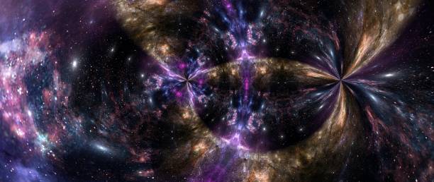istock Planets and galaxy, cosmos, physical cosmology, science fiction wallpaper. 1193495610