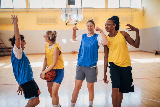 istock Women basketball team 1193497127