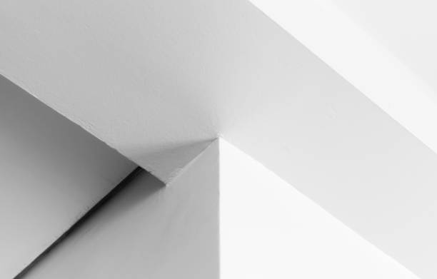 istock Abstract minimal geometric interior fragment 1193501803