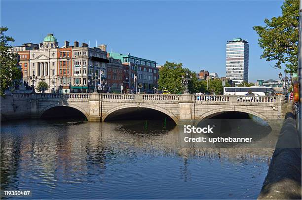Famous Dublin City Skyline In Ireland Stock Photo - Download Image Now - Bridge - Built Structure, Bus, Capital Cities